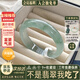 仟喜梵“煙雨江南”緬甸冰透飄花六舒翡翠玉手鐲子女款東來(lái)正品油青處理 “撫琴弦”【升級(jí)款品相更好】 56mm-57mm（現(xiàn)貨現(xiàn)發(fā)）
