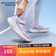 Skechers斯凱奇兒童防滑耐磨休閑運動(dòng)鞋女童低幫魔術(shù)貼運動(dòng)鞋303963L 薰衣草色/LAV 34