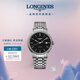 浪琴（LONGINES）瑞士手表 時(shí)尚系列 機械鋼帶男表七夕禮物L(fēng)49224526