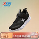 特步（XTEP）兒童童鞋女童運動(dòng)鞋小童密網(wǎng)魔術(shù)貼跑鞋 黑/新白色 33碼