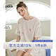 gelatopique七夕禮物25春夏新品女睡褲滿(mǎn)印小熊系帶短褲PWCP251289 粉色 均碼