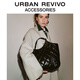 URBAN REVIVO2026春季新款女士菱格紋托特單肩包UAWB50174 黑色