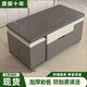 我愛(ài)川威可升降茶幾餐桌兩用現代簡(jiǎn)約家用客廳小戶(hù)型多功能折疊移動(dòng)茶幾桌 包安裝【阿瑪尼灰巖板+灰柜體】 120*60cm