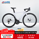 喜德盛公路自行車2025款A(yù)D300油碟UCI車架2x10速中空一體牙盤桶軸破風(fēng)車 奶油黃/白 480mm