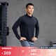 安德瑪（UNDERARMOUR）春夏Motion男子訓練運動(dòng)長(cháng)袖T恤1386980 黑色001 L