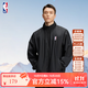 NBA官方聯(lián)盟新款防水拉鏈男運動(dòng)休閑潮流連帽外套防風(fēng)防曬衣訓練夾克 聯(lián)盟/黑色 XL
