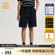 卡賓男裝字母提花運動(dòng)短褲24夏新款寬松褲子商場(chǎng)同款Y2243161001 煤黑色01 L (175) 50