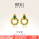 明牌珠寶黃金耳飾 足金5D硬金平安蛇耳釘AFH0420定價(jià) 平安蛇 約2.10-2.44克