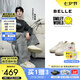百麗七夕禮物SMILEY聯(lián)名涂鴉小白鞋男2025新款厚底休閑板鞋8WZ01CM5 米白/黑（男款） 40 (250mm)