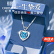 紀(jì)思梵輕奢項(xiàng)鏈女士高級感小眾珠寶首飾情人節(jié)紀(jì)念日生日禮物送女友老婆 白金色-托帕石【順豐空運(yùn)】