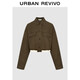 UR2025秋季新款女裝休閑個(gè)性拼接毛邊工裝外套UYL150126