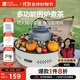 牧高笛（MOBIGARDEN）圍爐煮茶 戶(hù)外露營(yíng)烤火爐室內取暖燒烤爐家用 NX24688001 月影白
