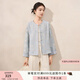 香影新中式絕美外套女2025秋裝新款重工刺繡國風(fēng)元素粉色開衫上衣 航線藍(lán) S 55/80A/85-95斤