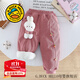 G.DUCKKIDS小黃鴨童裝女童棉褲冬季新款寶寶夾棉加厚兒童褲子冬裝外穿束腳褲 粉色 90 (S) 1~2歲【80-90cm】