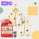 婧麒兒童睡衣雪粒絨秋冬寶寶家居服套裝男女童保暖款家居服 Jtz193361