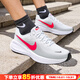 耐克（NIKE）男裝 2025秋季新款運動(dòng)鞋透氣緩震耐磨跑步鞋時(shí)尚舒適休閑鞋  黑/白/亮深紅/白金色 建議拍大半碼 41