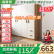 森普頓衣柜臥室平開(kāi)門(mén)組合現代簡(jiǎn)易家用柜子收納衣櫥(可升級實(shí)木生態(tài)板) 四門(mén)衣柜（160*50*180cm）