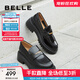 百麗（Belle）張凌赫推薦海鷗樂(lè )福2.0版25秋新女商場(chǎng)款英倫皮鞋B5J1DCA5預售 【孟子義同款】黑色（5.5CM） 2.0 38