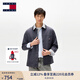 TOMMY JEANS【純棉牛津紡】25春夏男女巴恩風(fēng)燈芯絨翻領(lǐng)寬松襯衣襯衫20879 藏青色PT2 XL （推薦：170-190斤）