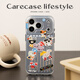 CARE CASE行李箱動(dòng)物園手機殼 適用于iPhone17 16 15 14 Pro Max 個(gè)性小眾簡(jiǎn)約 原創(chuàng  )設計 可愛(ài)童趣 電鍍工藝 銀色動(dòng)物園行李箱手機殼 iPhone 14 Pro