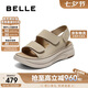 百麗簡(jiǎn)約勃肯鞋女25夏新商場(chǎng)同款涼鞋D9J2DBL5 杏色 38