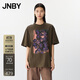 JNBY/江南布衣25夏新品T恤女小花仙客來(lái)印花5P4112330 316/橄欖綠 S
