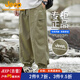 JEEP吉普褲子夏季男戶(hù)外運動(dòng)寬松闊腿休閑褲男士防風(fēng)耐磨束口沖鋒長(cháng)褲 P53S934040卡其 2XL（185-190cm/170-190斤）