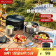 美廚（maxcook）304不銹鋼戶(hù)外餐具套裝 便攜飯盒餐具杯子叉勺露營(yíng)野餐MCFT5922