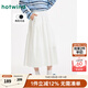 熱風(fēng)【商場(chǎng)同款】蛋糕裙2025年夏季新款女士口袋大擺裙顯瘦A字裙 04白色 M
