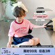 左西女童短袖T恤兒童夏季2025新款女孩涼感半袖體恤上衣潮 粉色 130