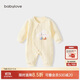 babylove嬰兒連體衣秋冬純棉可愛(ài)寶寶哈衣爬服新生兒夾棉保暖衣服秋冬裝