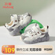 牧童兒童運動(dòng)鞋春秋款男童幼兒園鞋輕便網(wǎng)面休閑跑步鞋女童 鳥(niǎo)羽灰27