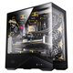 愛(ài)國者（aigo）炫影K10 黑色 游戲電腦臺式主機箱 支持360水冷 ATX主板/四面快拆/270°海景房/5090顯卡