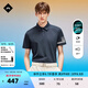 金林德伯格（J.Lindeberg）商場(chǎng)同款秋季GOLF運動(dòng)速干情侶翻領(lǐng)T恤短袖POLO衫男女52413Z018 N10深空藍2.0 M