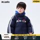 馬·拉?。∕.Latin）/童裝兒童羽絨服冬新款男小童運(yùn)動(dòng)團(tuán)戶外風(fēng)短款羽絨服 藏青 120 cm