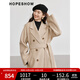 紅袖老錢(qián)風(fēng)雙面呢外套冬季2024新款女裝西裝領(lǐng)簡(jiǎn)約100%綿羊毛呢大衣 太妃糖色067 M