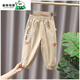 葉余男童褲子2025春秋新款童裝純棉褲子兒童寶寶夏天薄款洋氣外穿長(cháng)褲 夏季純棉卡其色 90 cm 可開(kāi)襠