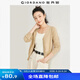 佐丹奴針織衫女辦公室外套純棉開(kāi)衫女V領(lǐng)外搭薄款空調(diào)衫05350649 96古巴沙 S