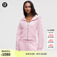 lululemon丨Scuba 女士超寬松款拉鏈連帽衫 LW3HTLS 喜悅粉 XS /S