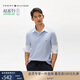 Tommy Hilfiger【輕柔感】25夏季男珠地網(wǎng)眼休閑修身短袖T恤翻領(lǐng)POLOJA598