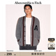 ABERCROMBIE & FITCH【反季優(yōu)惠】男裝女裝情侶裝24秋冬款學院風針織外套KI120-4165 灰色 M (180/100A)
