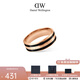丹尼爾惠靈頓（DanielWellington）dw戒指男女 簡約情侶戒指對(duì)戒玫瑰金耀目黑紀(jì)念七夕禮物送男友 DW00400319【60碼】