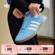 adidas「T頭鞋」STADT經(jīng)典時(shí)尚薄底運(yùn)動(dòng)板鞋男女阿迪達(dá)斯三葉草   藍(lán)色/亮白/漢玉白   38