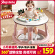 ANGI BABY嬰兒學(xué)步車(chē)多功能360°旋轉兒童助步防側翻三合一學(xué)步車(chē)嬰兒推車(chē) 糖果粉【360°旋轉坐墊+音樂(lè )】 多功能學(xué)步助步周歲生日禮物