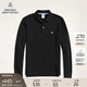 布克兄弟（BrooksBrothers）男士春夏新款棉刺繡logo針織polo衫