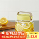 樂(lè)扣樂(lè)扣（LOCK&LOCK）會(huì)呼吸的發(fā)酵容器玻璃儲(chǔ)物罐泡酒臘八蒜果醬密封罐泡菜壇1L綠色