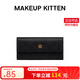 MAKEUP KITTEN牛皮長(cháng)款錢(qián)包女輕奢侈品手拿卡包女零錢(qián)包實(shí)用生日禮物送女友老婆 黑色-新款生日禮物送女生
