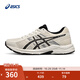 亞瑟士ASICS女鞋網(wǎng)面跑鞋 緩震運動(dòng)鞋透氣跑步鞋 GEL-CONTEND 4 T8D9Q 米白色/黑色 37