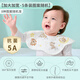 咕兜兜加大加寬口水巾防水圍嘴防吐奶巾口水兜吸水哈喇子巾360度圍兜a類(lèi) 加大5條·圖案隨機