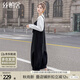 絲柏舍寬松款背帶褲2025春夏新款時(shí)尚簡(jiǎn)約氣質(zhì)慵懶風(fēng)連體褲